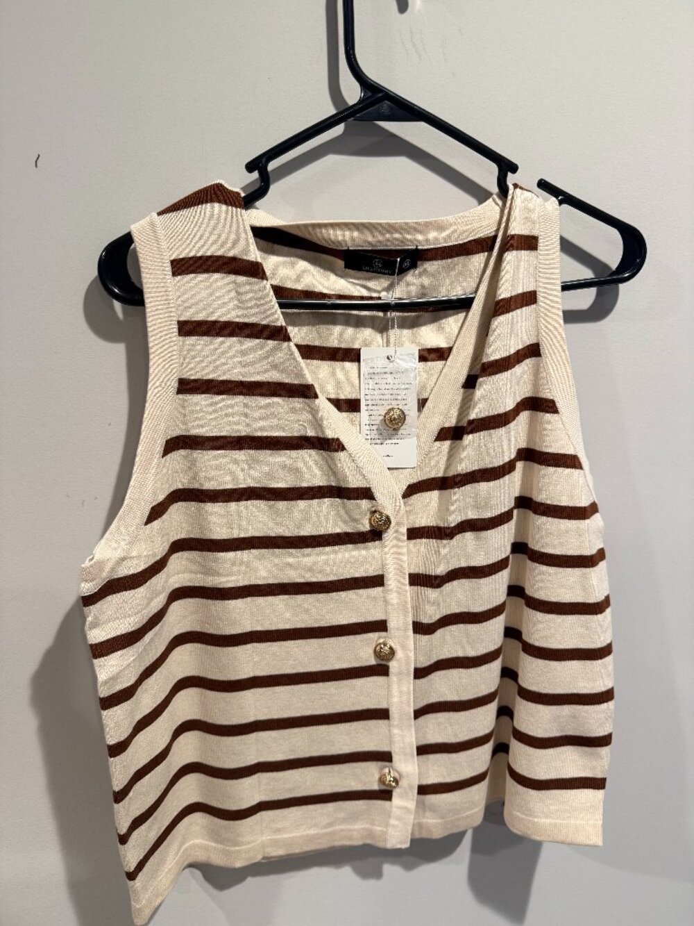 Stripped Sweater Vest